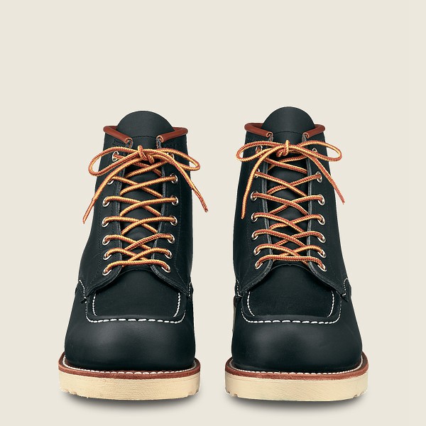 Bottes Red Wing Heritage - Classic Moc - 6-Inch Portage Cuir - Bleu Marine - Homme 307JTDEAM